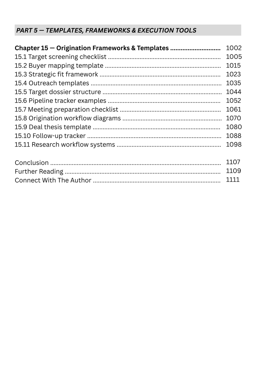 Practical Guide to M&A Deal Origination