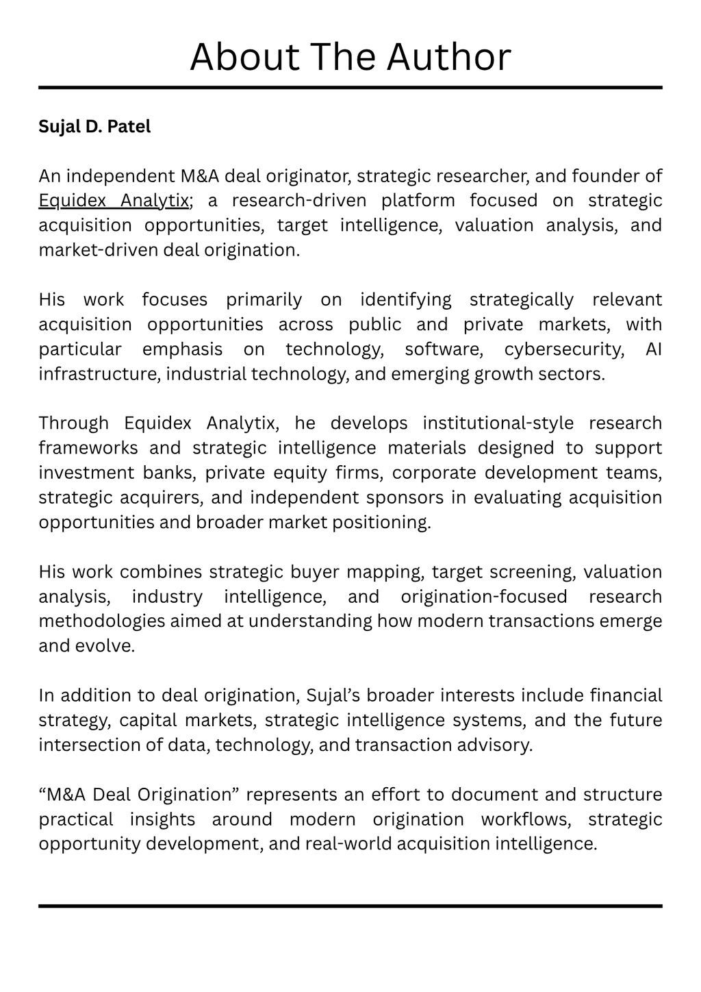 Practical Guide to M&A Deal Origination